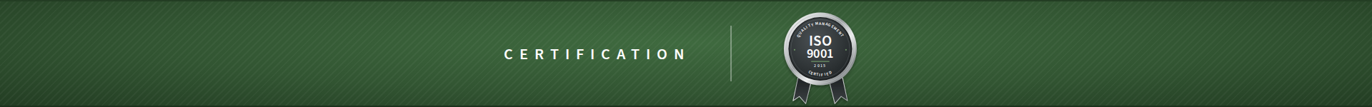 Certification ISO 9001:2015