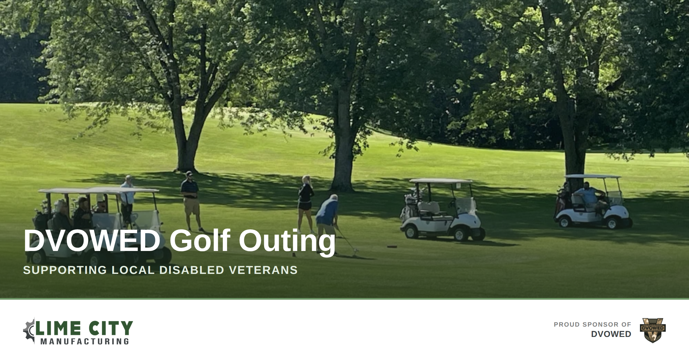 Lime City Sponsors DVOWED Golf Outing